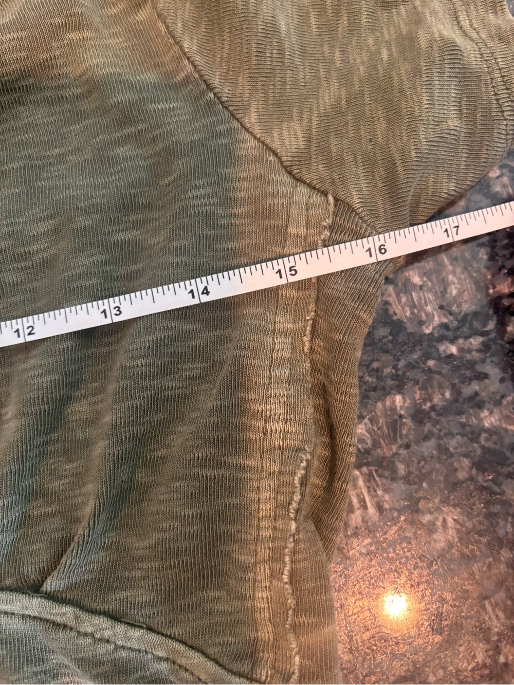 Lucky Brand Sage Green Short Sleeve Top - Picture 4 of 4